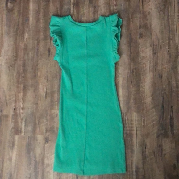 🪷 5/$10 🪷 Zara Beautiful green Dress. In great condition used once - Picture 4 of 5